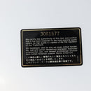 CHANEL Matelasse Vanity Pouch Lamb Skin Black Gold CC Auth 145958-21