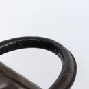 CHANEL Matelasse Vanity Pouch Lamb Skin Black Gold CC Auth 145958-8