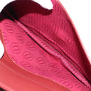 CARTIER Shoulder Bag Leather Bordeaux Gold Auth 145960-21