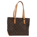 LOUIS VUITTON Monogram Cabas Piano Tote Bag M51148 LV Auth 145963V-1