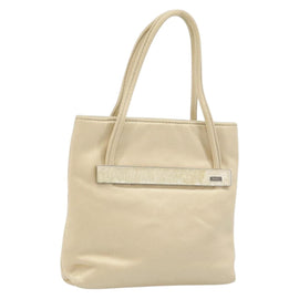GUCCI Hand Bag Satin Beige 005 4781 0335 Auth 145967