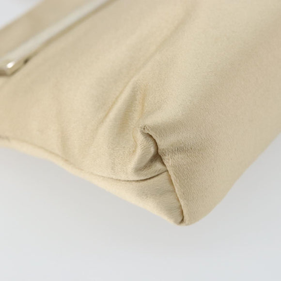 GUCCI Hand Bag Satin Beige 005 4781 0335 Auth 145967