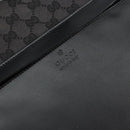 GUCCI GG Canvas Tote Bag Black Silver 019 0426 Auth 145970-18