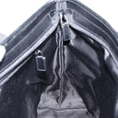 GUCCI GG Canvas Tote Bag Black Silver 019 0426 Auth 145970-21