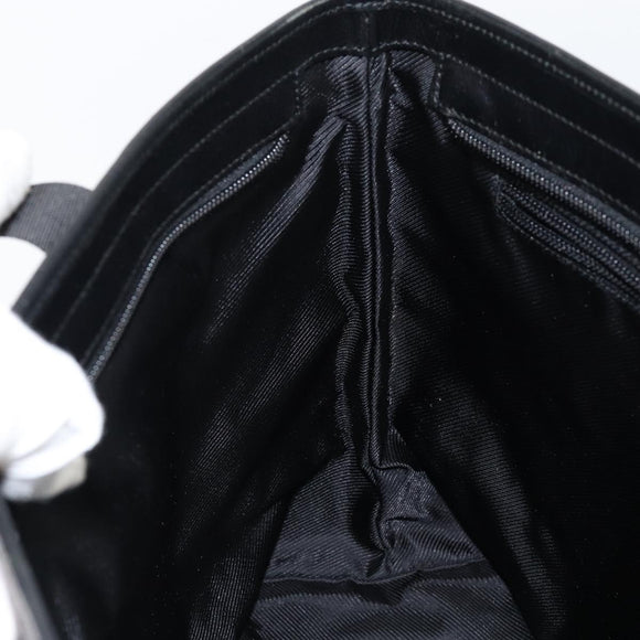 GUCCI GG Canvas Tote Bag Black Silver 019 0426 Auth 145970