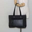 GUCCI GG Canvas Tote Bag Black Silver 019 0426 Auth 145970-25