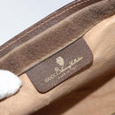 GUCCI GG Supreme Web Sherry Line Clutch Bag PVC Beige Gold 89 01 032 Auth 145971-13