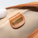 GUCCI GG Canvas Clutch Bag White Gold Auth 145972-10