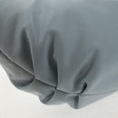 PRADA Chain Shoulder Bag Nylon Light Blue Silver Auth 145974M-17