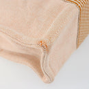 HERMES Fourre Tout PM Hand Bag Canvas Orange Auth 145975-14