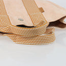 HERMES Fourre Tout PM Hand Bag Canvas Orange Auth 145975-7