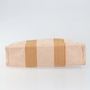 HERMES Fourre Tout PM Hand Bag Canvas Orange Auth 145975-5