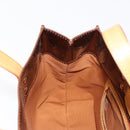 LOUIS VUITTON Monogram Vernis Reade PM Hand Bag Bronze M91146 LV Auth 145983-19