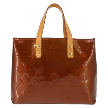 LOUIS VUITTON Monogram Vernis Reade PM Hand Bag Bronze M91146 LV Auth 145983 - 0