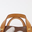 LOUIS VUITTON Monogram Vernis Reade PM Hand Bag Bronze M91146 LV Auth 145983-8