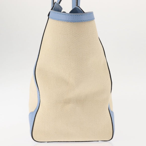 GUCCI Tote Bag Canvas Beige Gold 354397 467891 Auth 145984