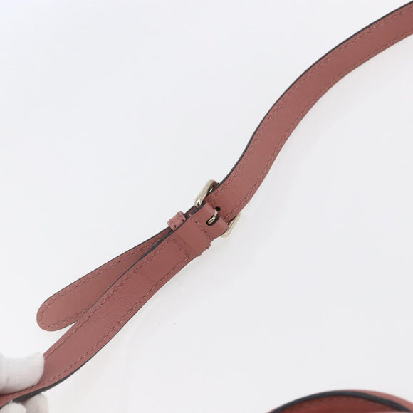 GUCCI GG Canvas Guccissima Hand Bag Leather 2way Pink Gold 247902 Auth 145986