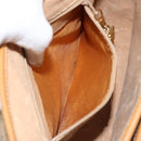 GUCCI Micro GG Supreme Shoulder Bag PVC Beige Gold 001 084 0259 Auth 145987-20