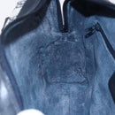 GUCCI GG Supreme Sherry Line Shoulder Bag PVC 2way Navy Gold 010 378 Auth 145988-21