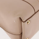 Salvatore Ferragamo Gancini Shoulder Bag Leather Pink Gold Auth 145992-10