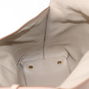 Salvatore Ferragamo Gancini Shoulder Bag Leather Pink Gold Auth 145992-18