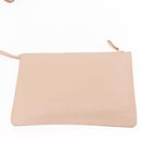 Salvatore Ferragamo Gancini Shoulder Bag Leather Pink Gold Auth 145992-21