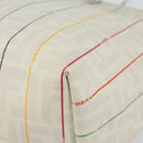 FENDI Zucca Canvas Tote Bag PVC Ivory Gold Auth 145993-9