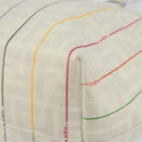 FENDI Zucca Canvas Tote Bag PVC Ivory Gold Auth 145993-15