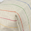 FENDI Zucca Canvas Tote Bag PVC Ivory Gold Auth 145993-16