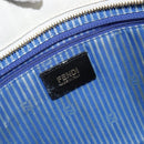 FENDI Zucca Canvas Tote Bag PVC Ivory Gold Auth 145993-17