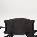 HERMES Her Line Backpack Canvas Gray Silver Auth 145996-5