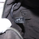 HERMES Her Line Backpack Canvas Gray Silver Auth 145996-18