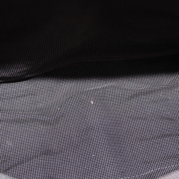 HERMES Her Line Backpack Canvas Gray Silver Auth 145996