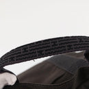 HERMES Her Line Backpack Canvas Gray Silver Auth 145996-7