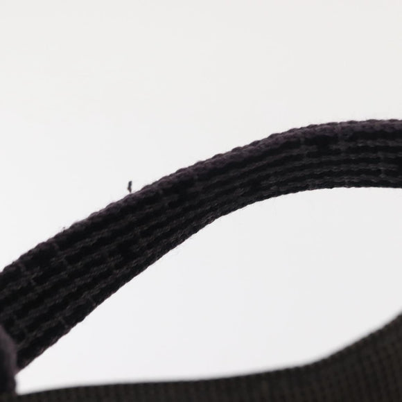 HERMES Her Line Backpack Canvas Gray Silver Auth 145996