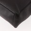 CARTIER Trinity Tote Bag Leer Bruin Goud Auth 145998-16