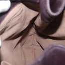 CARTIER Trinity Tote Bag Leather Brown Gold Auth 145998-18