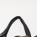 CARTIER Trinity Tote Bag Leer Bruin Goud Auth 145998-8