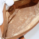 GUCCI Bamboo Hand Bag Leather Brown Gold 000 1274 0290 Auth 146002-10