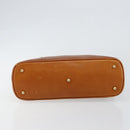 GUCCI Bamboo Hand Bag Leather Brown Gold 000 1274 0290 Auth 146002-5