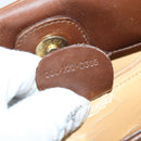 GUCCI Bamboo Hand Bag Leather 2way Brown Gold 000 122 0316 Auth 146003-12