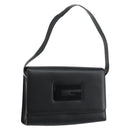 GUCCI Shoulder Bag Leather Black Silver 001 3064 Auth 146004-1