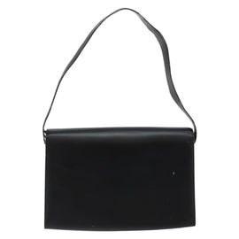 GUCCI Shoulder Bag Leather Black Silver 001 3064 Auth 146004 - 0