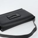 GUCCI Shoulder Bag Leather Black Silver 001 3064 Auth 146004-6