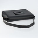 GUCCI Shoulder Bag Leather Black Silver 001 3064 Auth 146004-7