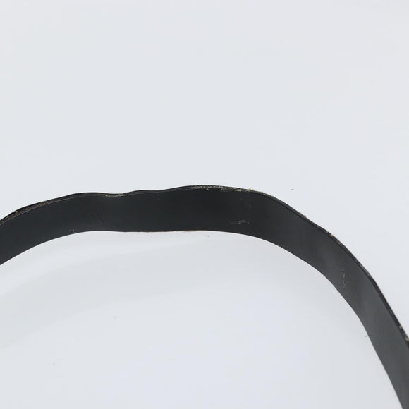 GUCCI Shoulder Bag Leather Black Silver 001 3064 Auth 146004