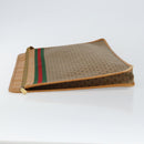 GUCCI Micro GG Supreme Web Sherry Line Bag PVC Beige 017 115 4126 Auth 146005-5