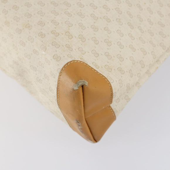 GUCCI Micro GG Supreme Web Sherry Line Bag PVC Ivory 002 39 0215 Auth 146006