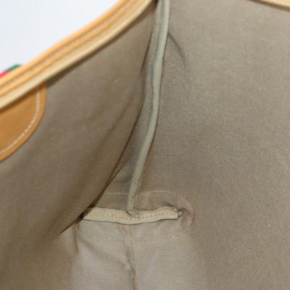 GUCCI Micro GG Supreme Web Sherry Line Bag PVC Ivory 002 39 0215 Auth 146006