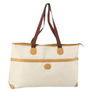 GUCCI Micro GG Supreme Web Sherry Line Bag PVC Ivory 002 39 0215 Auth 146006-1